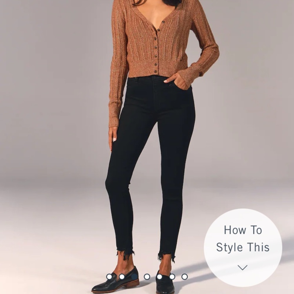 Abercrombie and Fitch Black Jeans